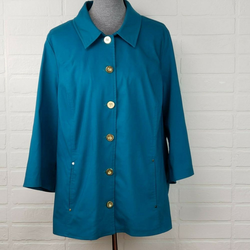 ATTYRE 3/4 Sleeve Lightweight Jacket Plus Size 2X